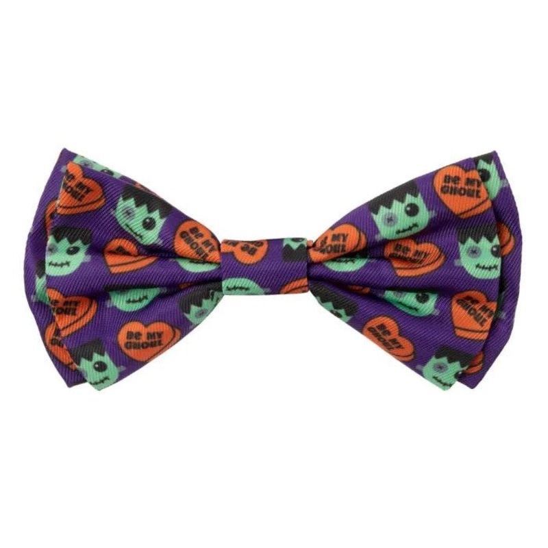 FuzzYard Be My Ghoul Bowtie Purple Small