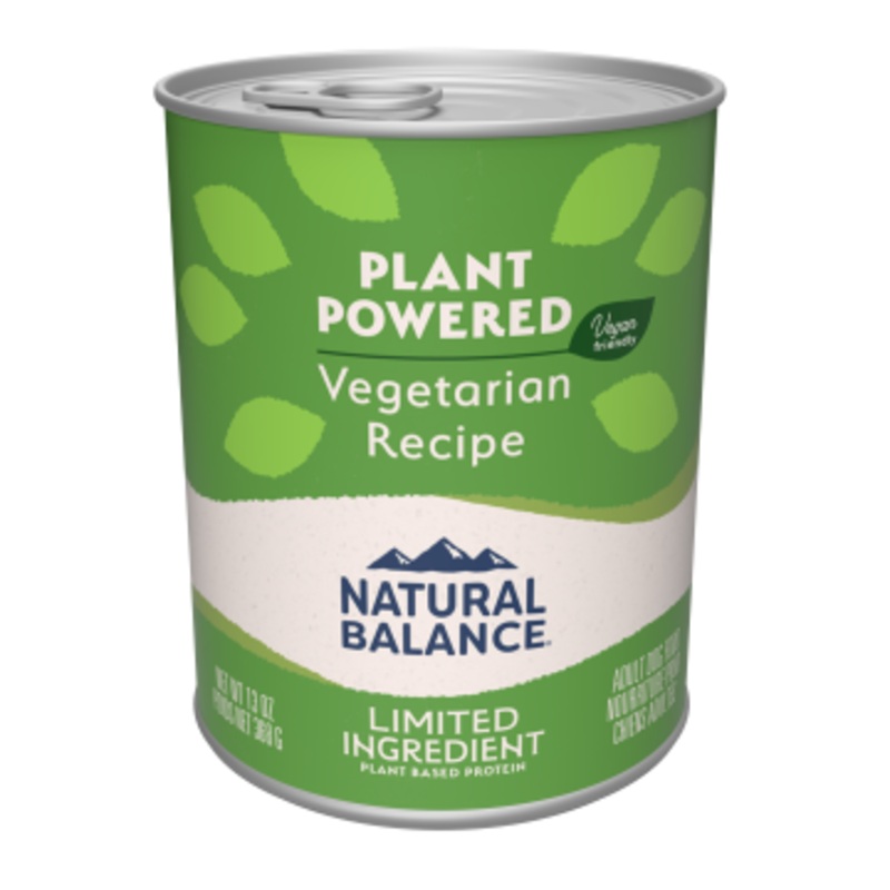 Natural Balance Plant Powered Vegetarian Wet Dog Food 13-oz, 12 cans