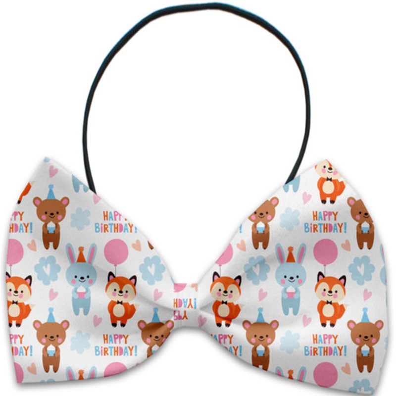 Birthday Buddies Pet Dog Bow Tie One Size