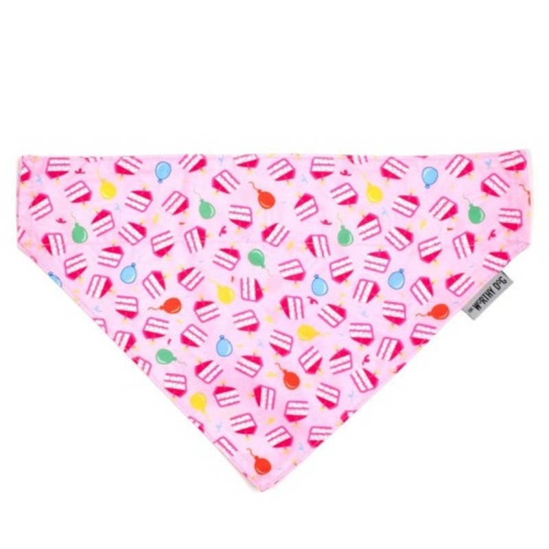 Birthday Girl Pet Dog Collar Bandana Small