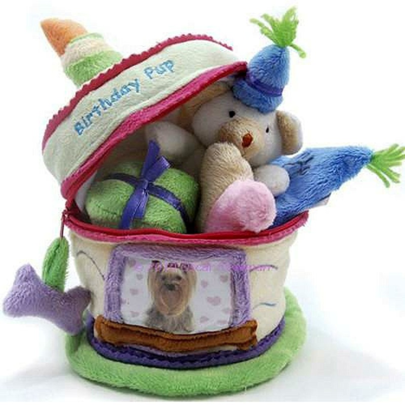 Birthday Surprise Cake Dog Toy by Oscar Newman Couture