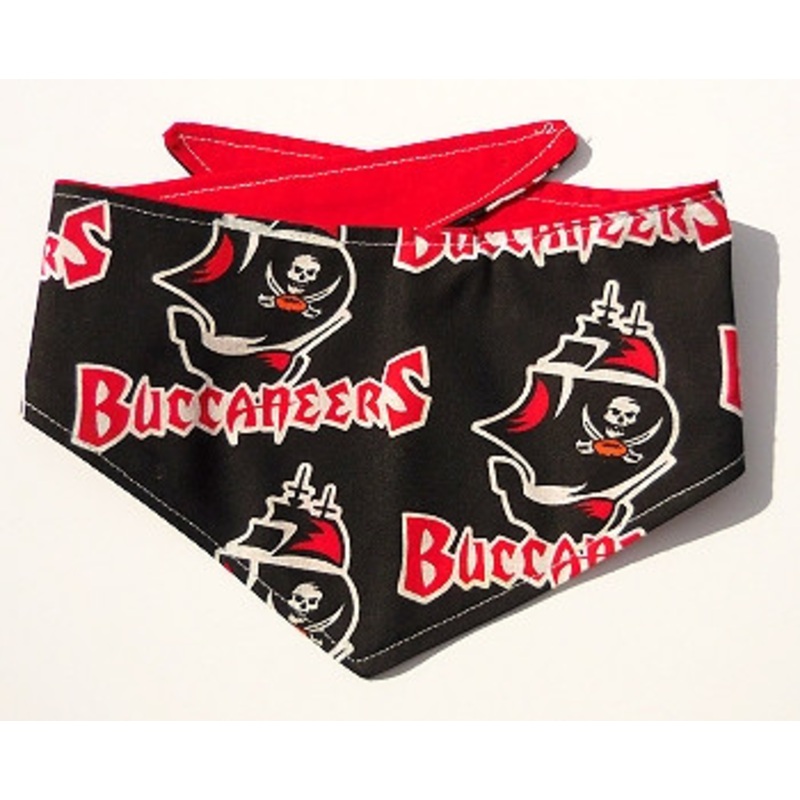 Tampa Bay Buccaneers NFL Dog Bandanas XS