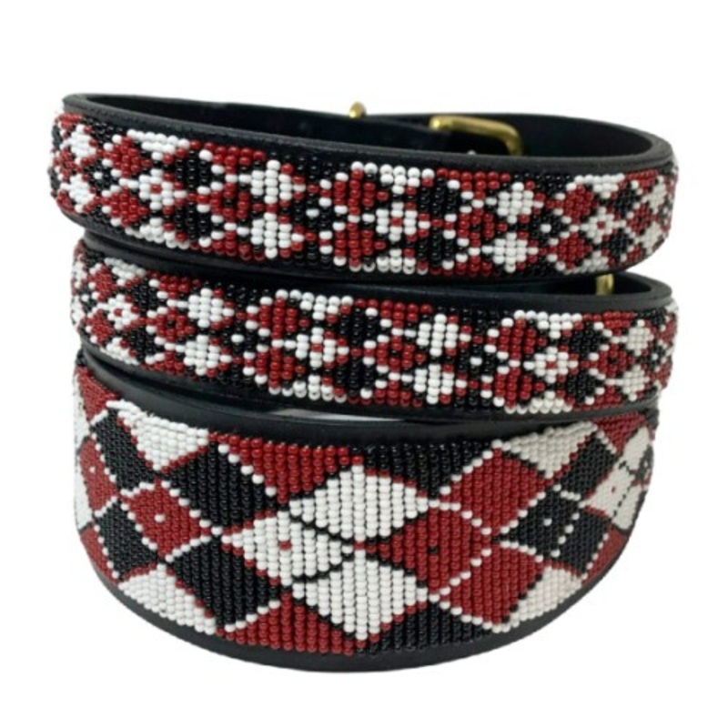 Argyle – Maasai Shield African Beaded Collar & Leash Collection