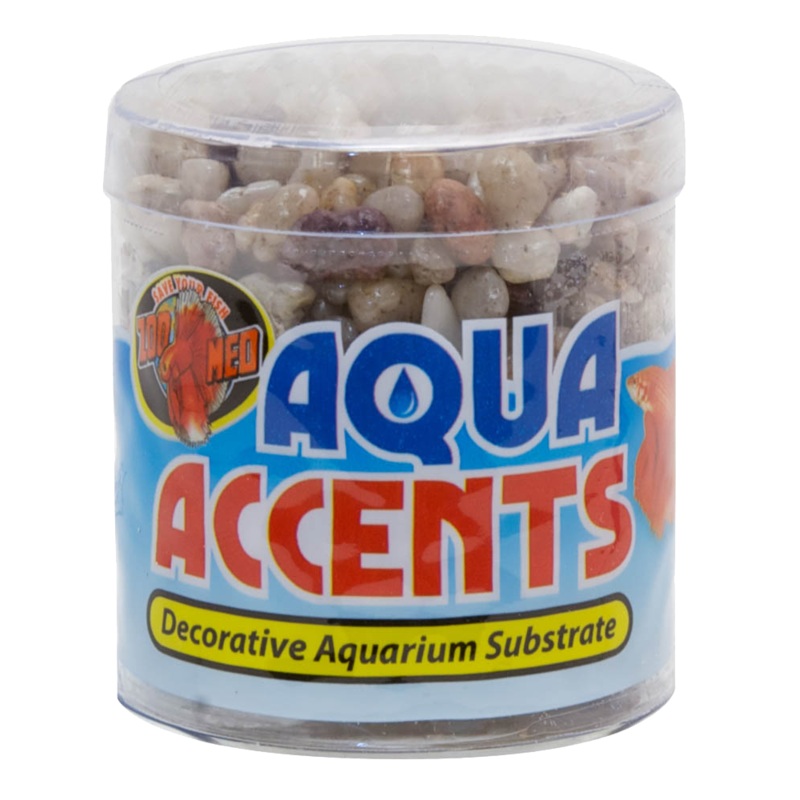 Zoo Med Aqua Accents River Pebbles Light 8 oz
