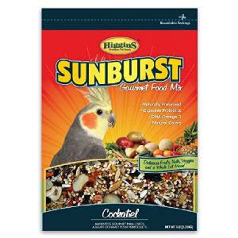 Higgins Sunburst Cockatiel 3lb {L+1} 466180