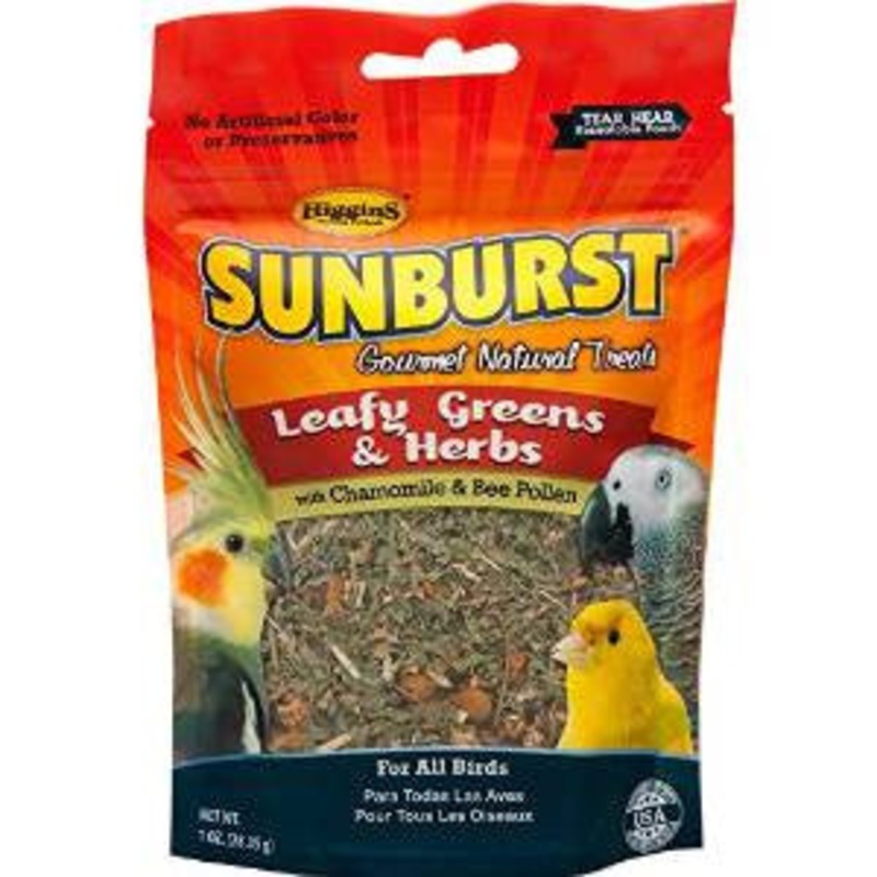 Higgins Sunburst Treats Leafy Greens & Herbs 1oz {L+1} 466016