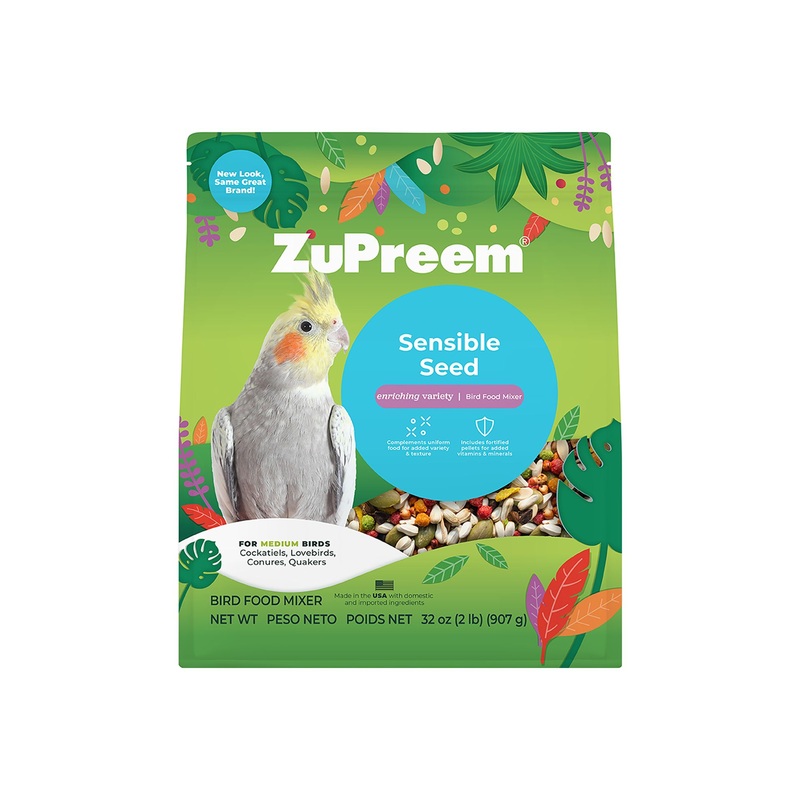 Zupreem Sensible Seed Medium Bird Food Mixer Size^2 Lb