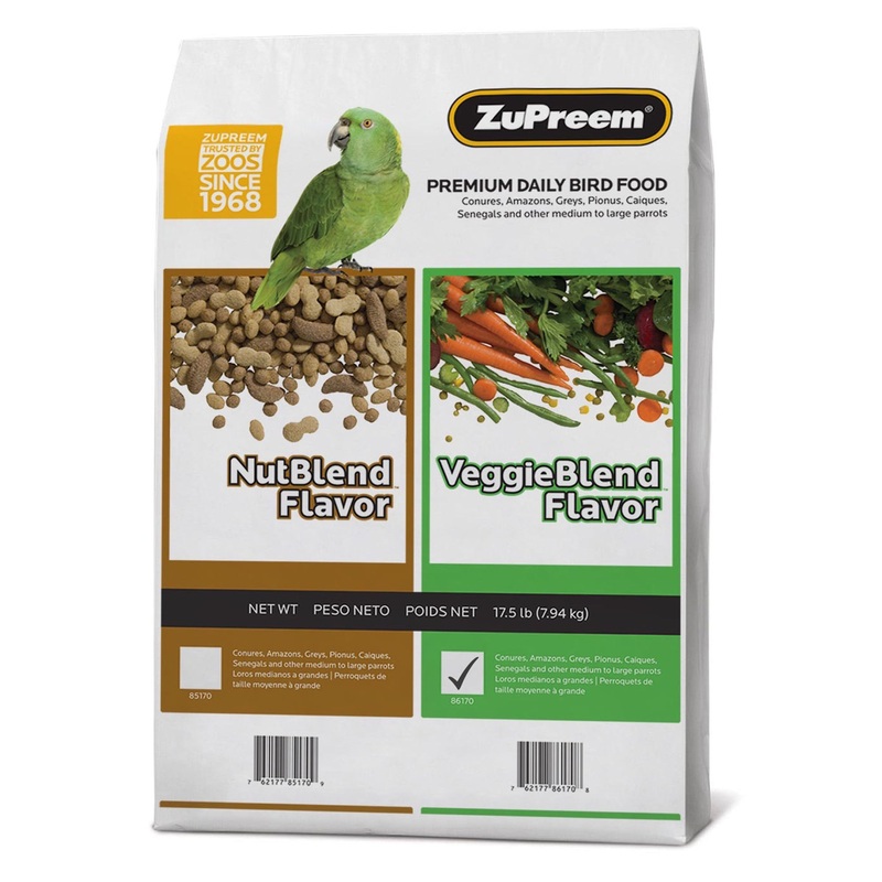 ZuPreem VeggieBlend Bird Food Size^17.5 Lb