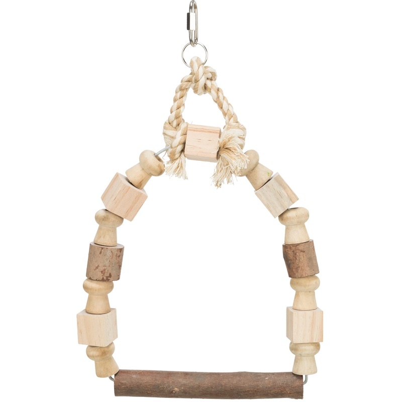 Trixie “ARCHED SWING WITH BLOCKS WOOD 20 x 29 CM” – 5829 20 29 cm