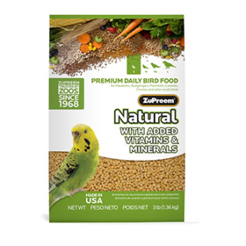 ZuPreem AvianMaintenance Natural Diet 2.25 lb Parakeet