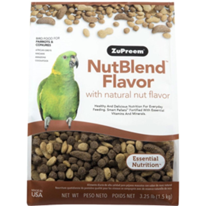 Zupreem Nutblend with Natural Nut Flavors 3.25lbs