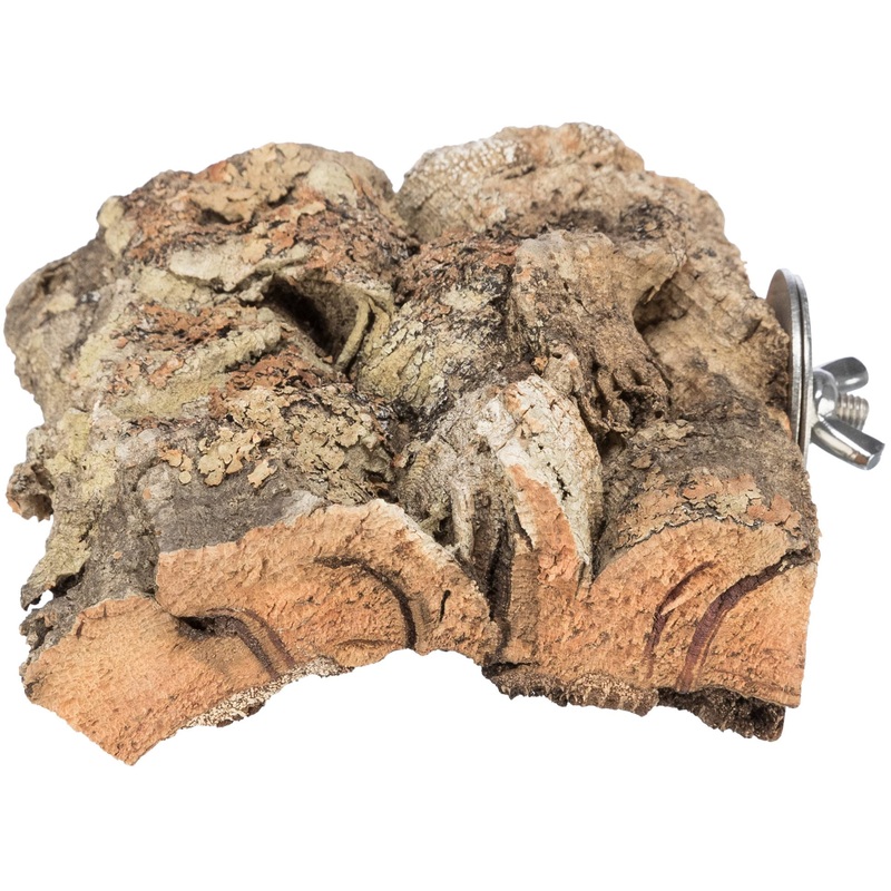 TRIXIE bird cage accessories for large parakeets budgies LANDING PLACE WITH SCREW FASTENING cork 8 12 cm- 58041