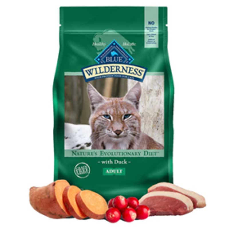 Blue Buffalo BLUE Wilderness Duck Recipe for Adult Cats 5 lbs.