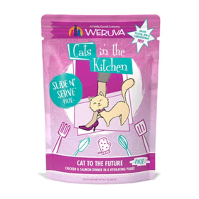 WERUVA Cat to The Future Chicken & Salmon Dinner Pate Cat Food 3 oz