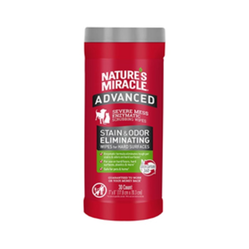 Nature’s Miracle Advanced Stain & Odor Eliminator Wipes 30 ct
