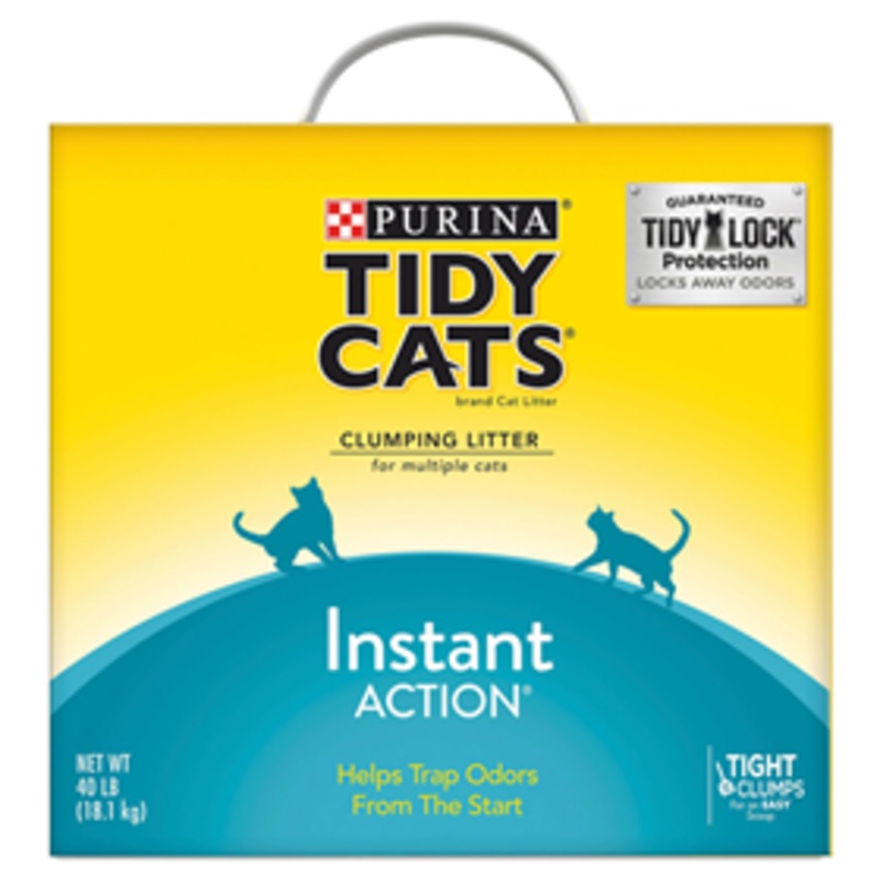 Purina Tidy Cats Instant Action Clumping Cat Litter 40 lb.