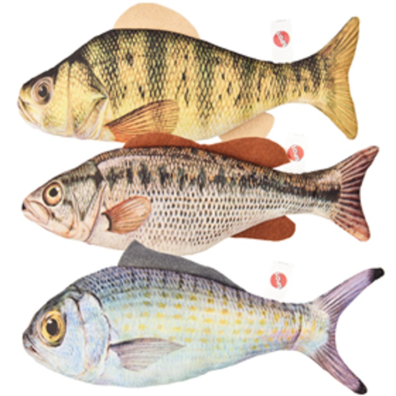 Spot Hug N Kick Fanatic Fish Cat Toy 11 in