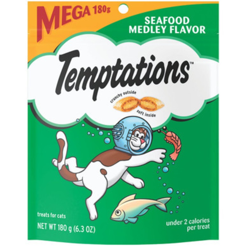 Temptations Seafood Medley 6.3 Oz. Cat Treats 798476 750432