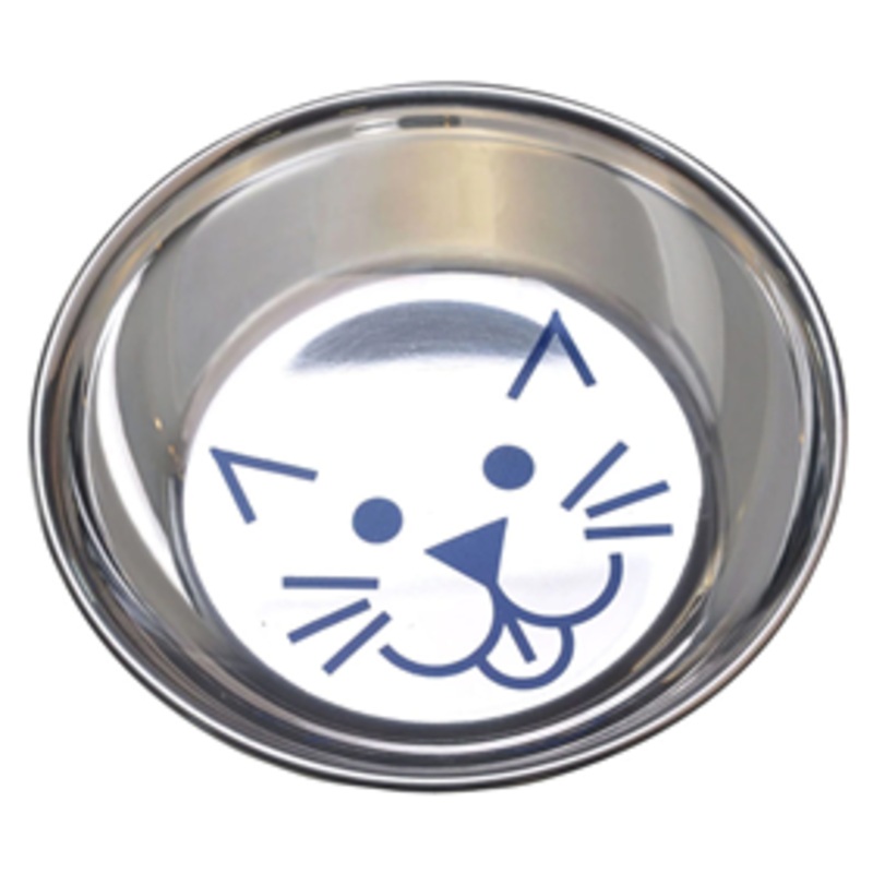 Van Ness Stainless Steel Saucer Style Cat Dish