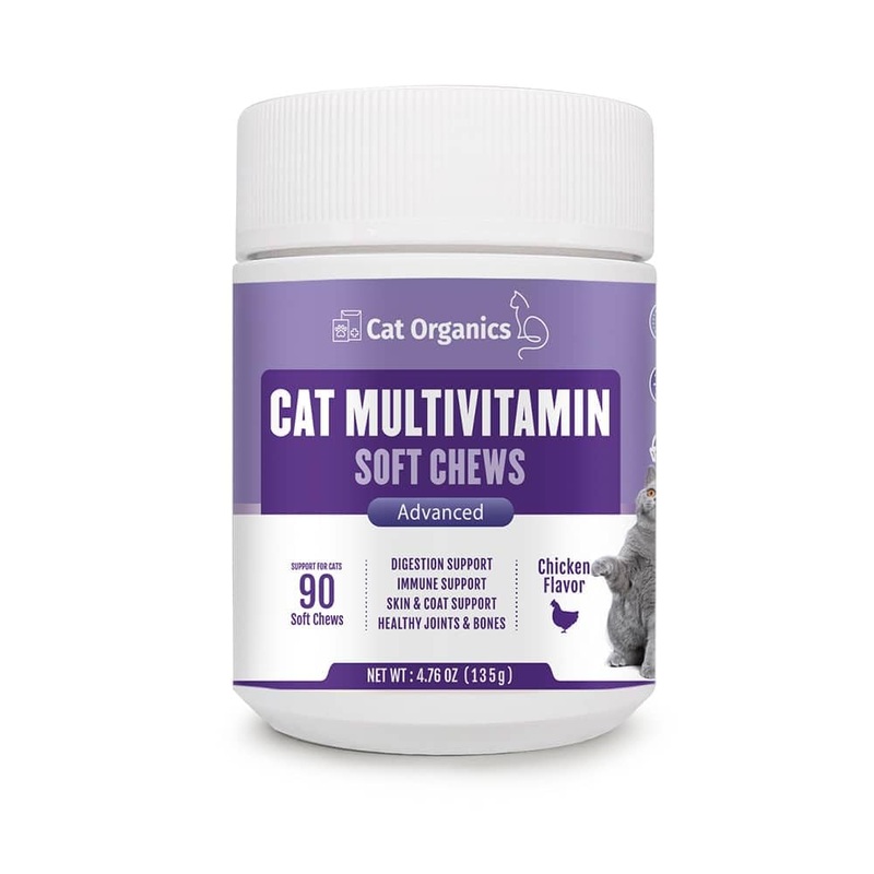 Cat Vitamins & Supplements Essential Multivitamins L-LYSINE Vitamins A B1 B2 B6 B12 C D3 E FOLIC ACID KRILL OIL