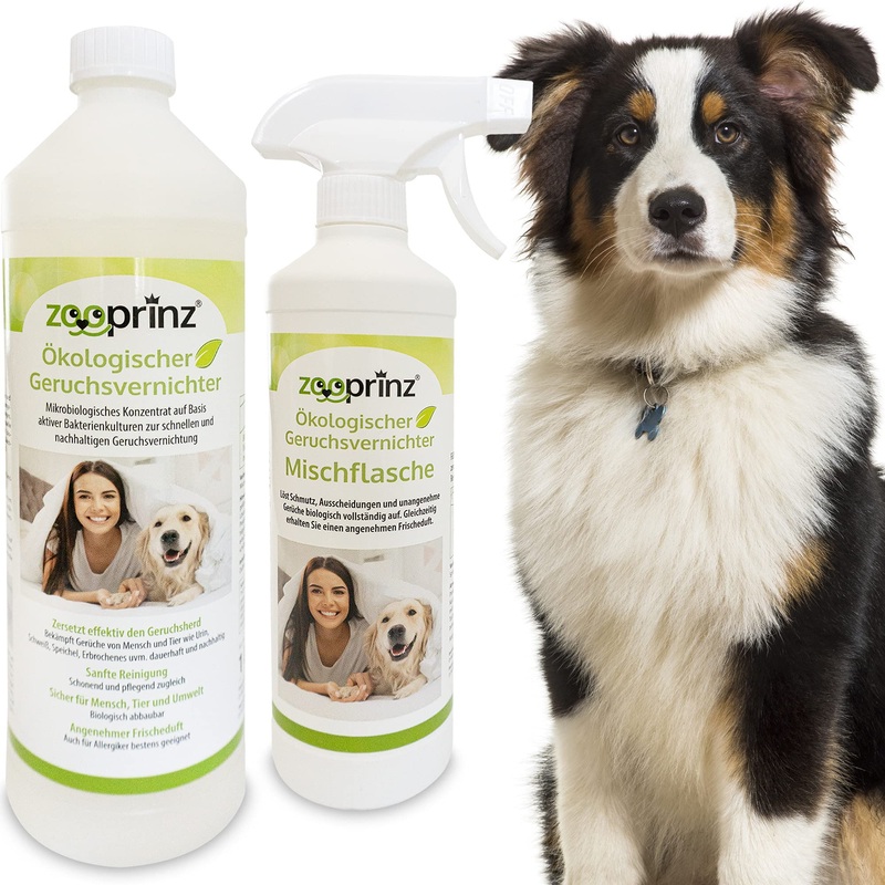 ZOOPRINZ SCHROMPLE RISICIATIONS concentrate – odor neutralizers and enzyme cleaner – hygienic cleaning in household and animal husbandry – effective odor killer at urine saliva vomit odor neutralizer 1 l concentrate