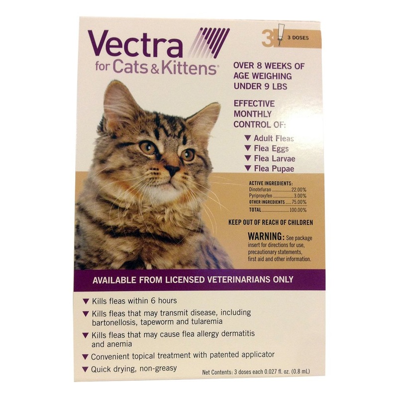 Vectra for Cats & Kittens Under 9 Lbs 3 Dose by Unknown