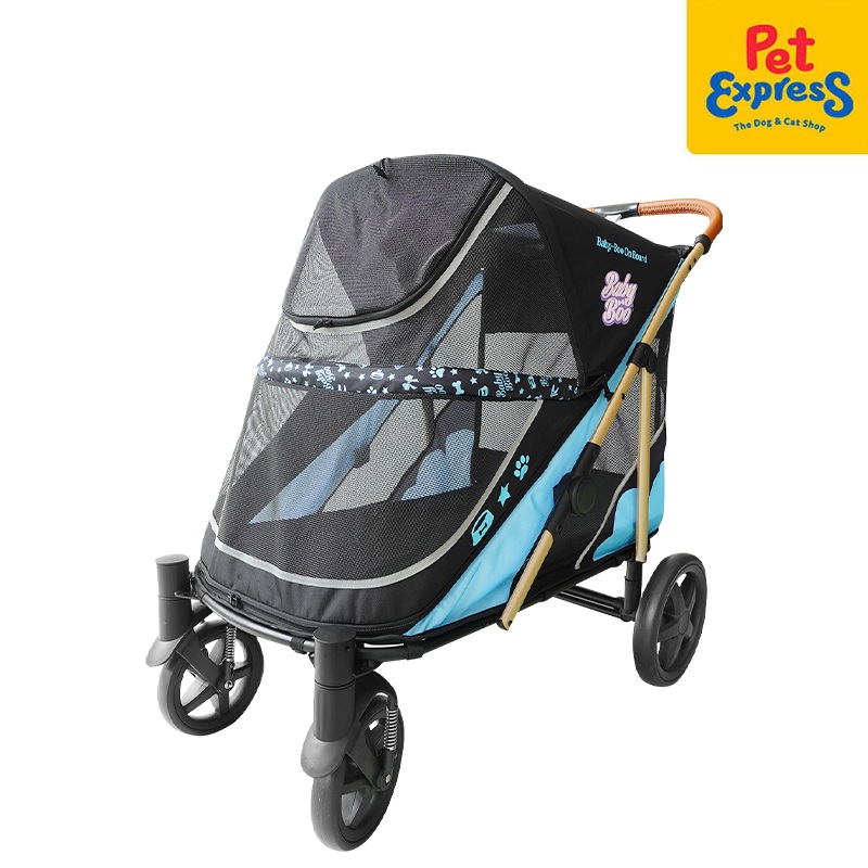 [FOR PRE-ORDER] Baby Boo Large and Multipet Stylish Pet Stroller 112x65x100cm Blue