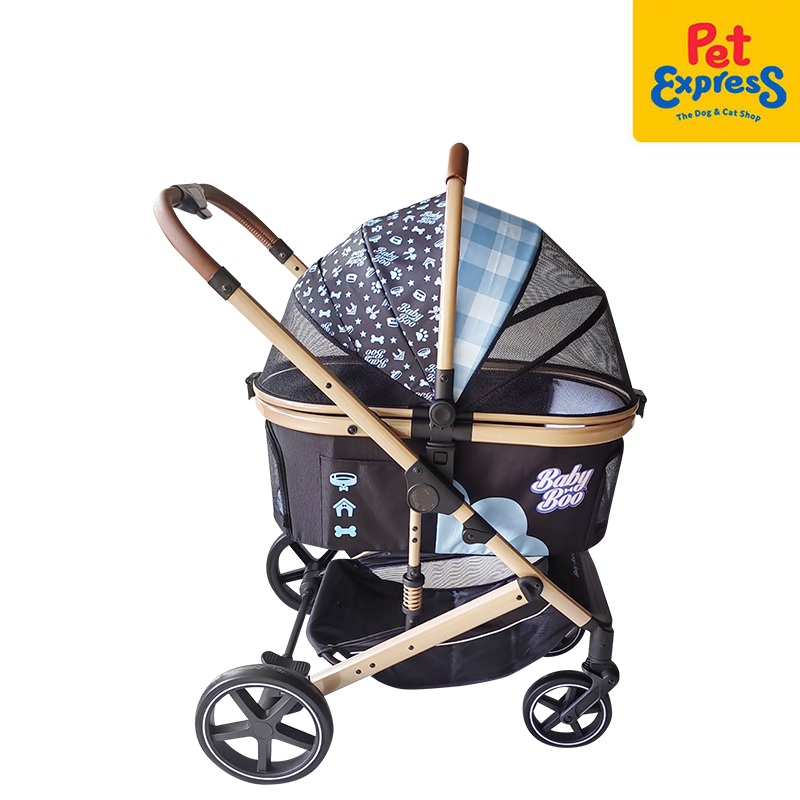 [FOR PRE-ORDER] Baby Boo 2-in1 Fashionable Pet Stroller 83×62.5x101cm Blue