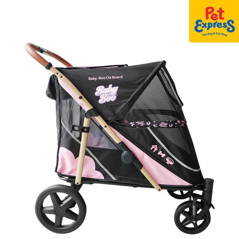 [FOR PRE-ORDER] Baby Boo Large and Multipet Stylish Pet Stroller 112x65x100cm Pink
