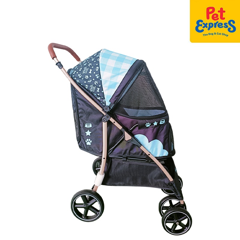 [FOR PRE-ORDER] Baby Boo Stylish Pet Stroller 82x49x98.5cm Blue