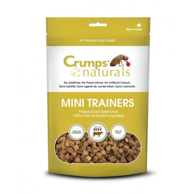 Crumps’ Naturals Mini Trainers – Freeze Dried Beef Liver