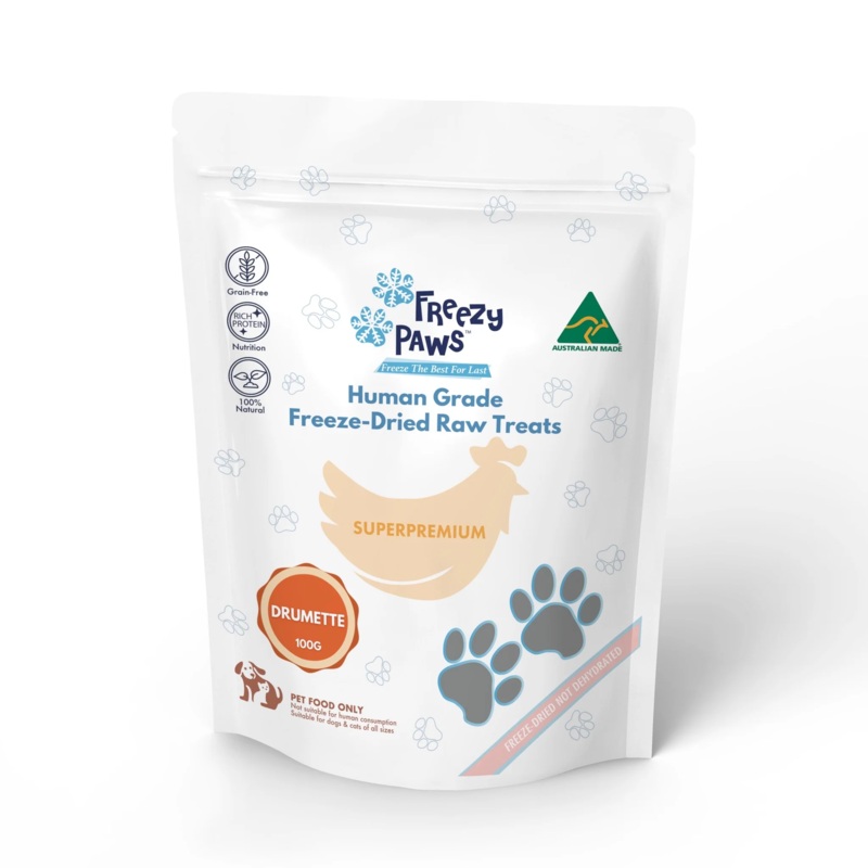 FREEZY PAWS Freeze-Dried Drumette Raw