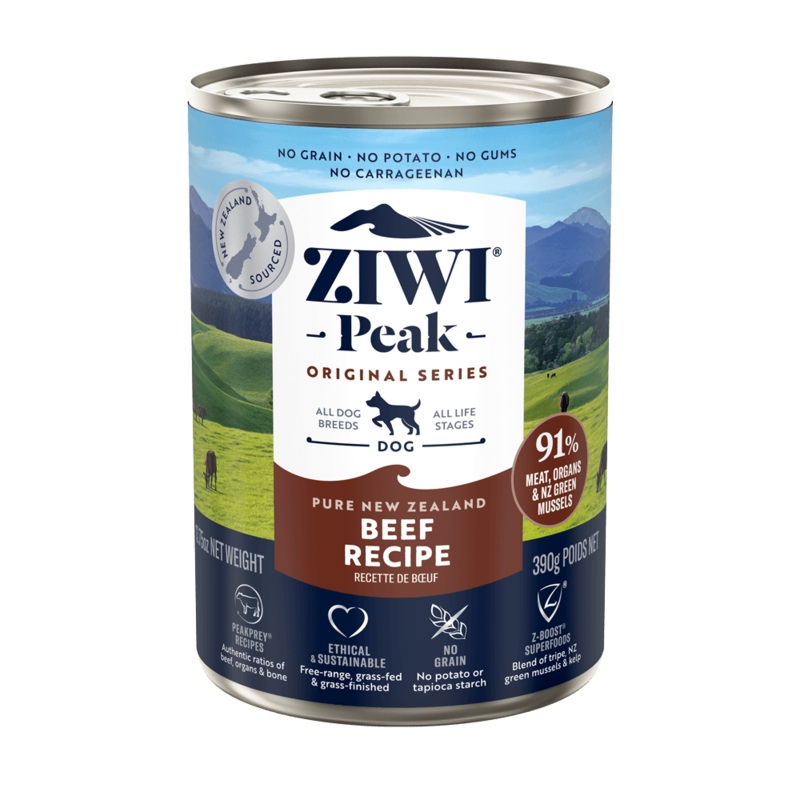 ZIWI PEAK Dog Dog Can Beef 390G / 390G X 12