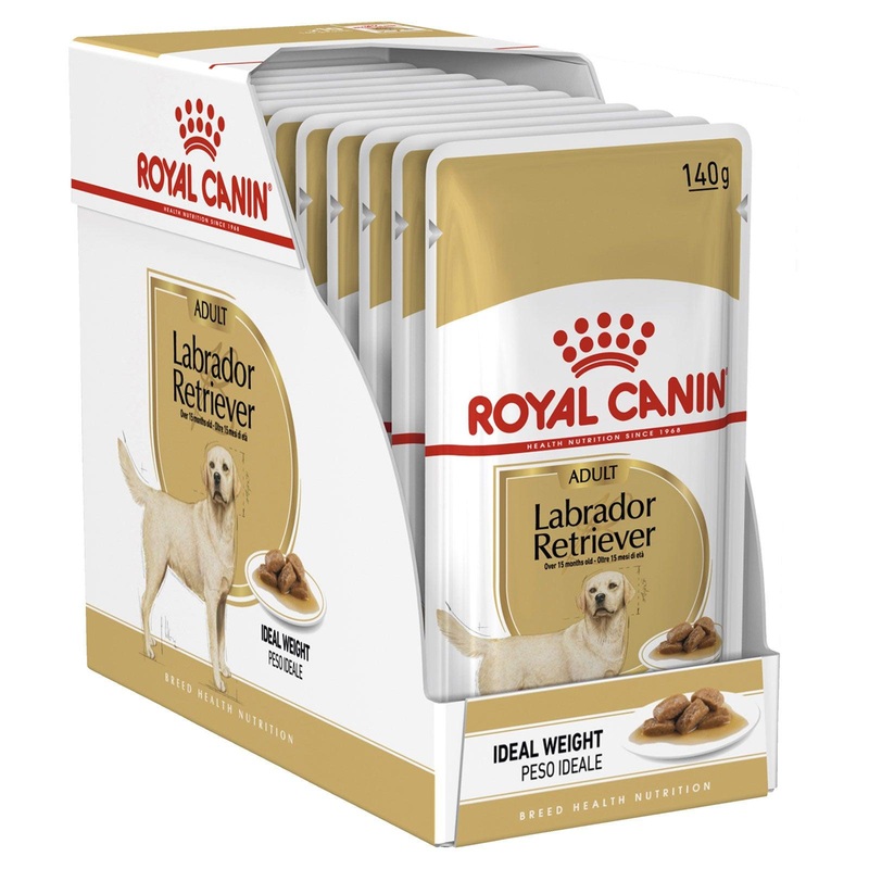 ROYAL CANIN Wet Dog Food Adult Labrador Gravy 10X140G