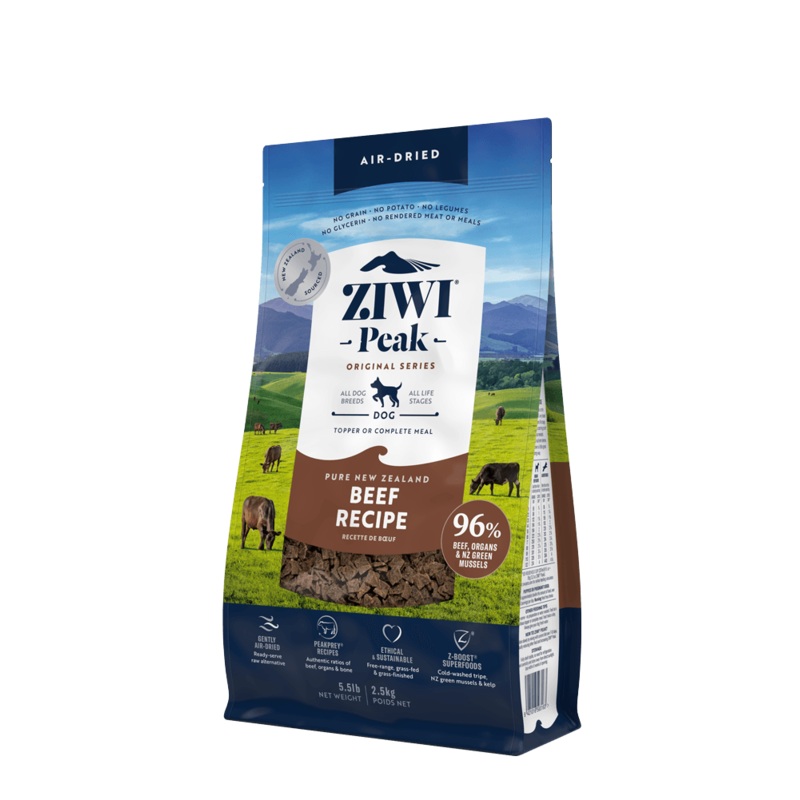ZIWI PEAK Dog Air Dried Beef – 2.5kg