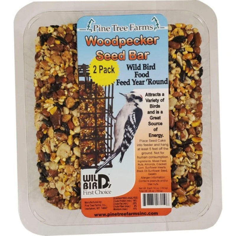 2 Pack Woodpecker Seed Bar