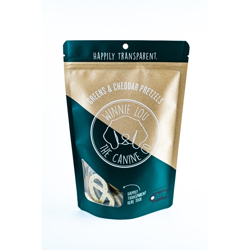 Winnie Lou Greens & Cheddar Pretzels