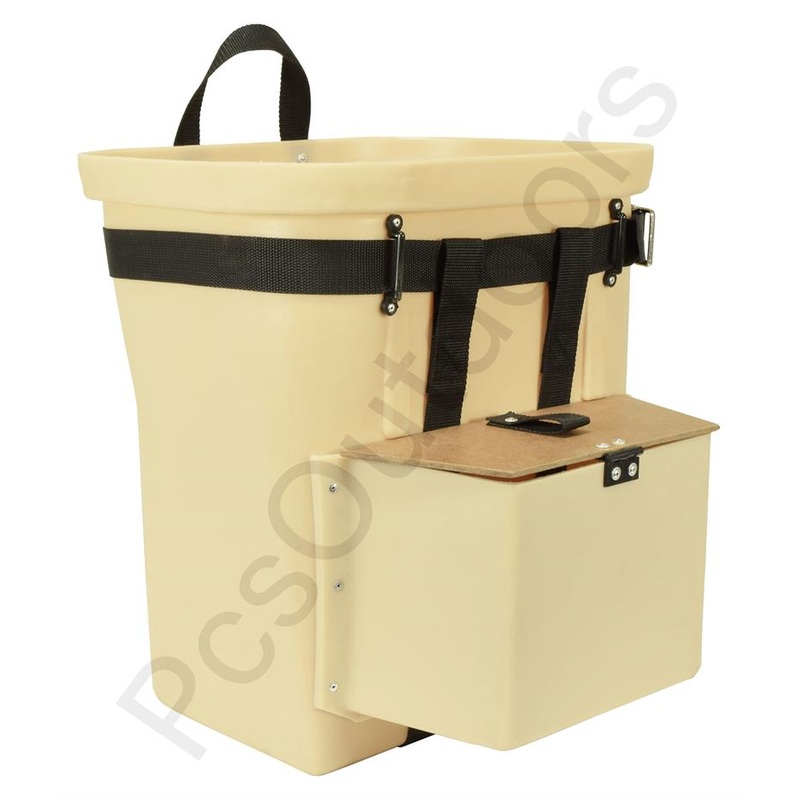 18-inch Fiberglass Trappers Pack Basket with 8″ Compartment