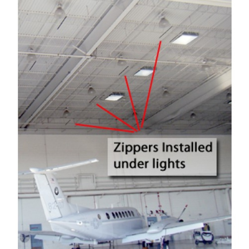 BIRD NET ZIPPER 120″ BLACK