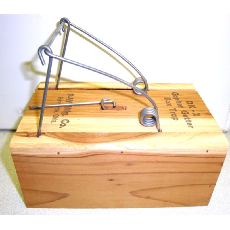 DK-2 WOOD BOX GOPHER TRAP