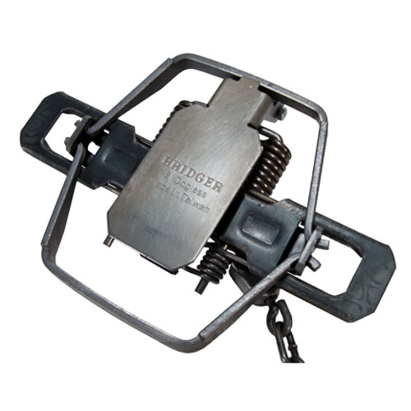 #2 Bridger Dogless Coil Spring Trap (4 Coiled/Offset Jaws) – SIX