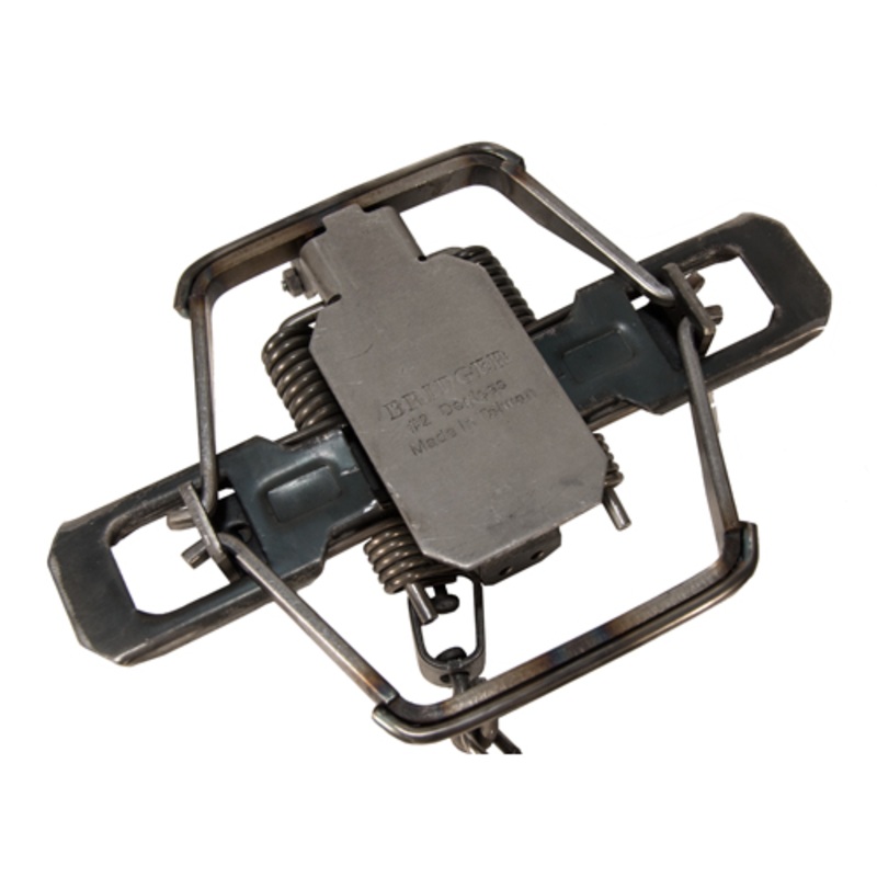 #2 Bridger Dogless Coil Spring Trap (Modified/4-coil/Offset Jaws) – SIX