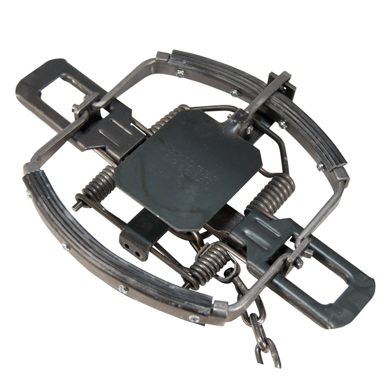 Bridger #5 4-Coil Rubber Jaw Trap – DOZEN