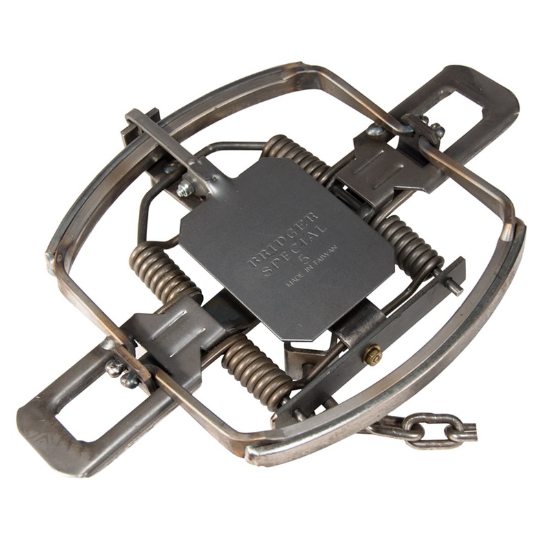Bridger #5 Alaskan Laminated Coilspring Traps – DOZEN