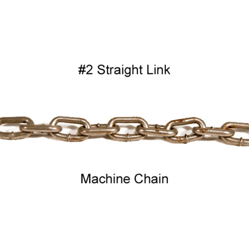 #2 Straight Link Import Machine Chain – 100 ft.
