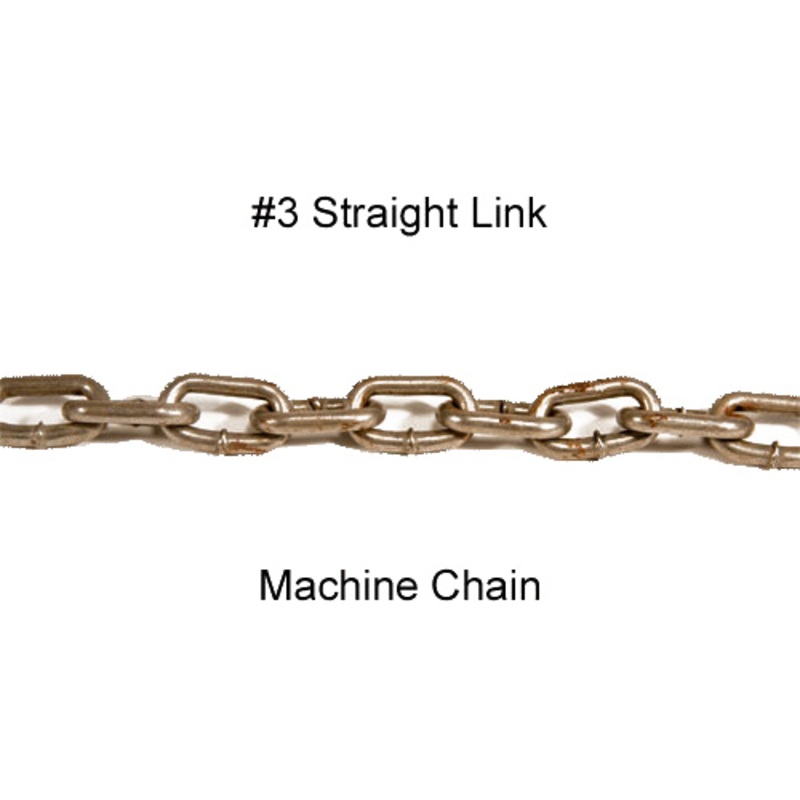 #3 Straight Link Import Machine Chain – 100ft.
