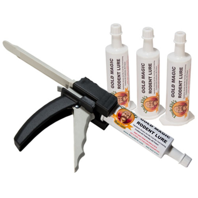 “Gold Magic” Tube Bait Gun Kit (includes Gun & 3 Tubes)