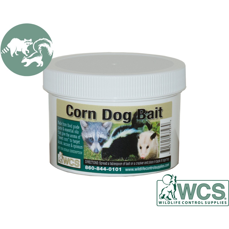 WCS Corn Dog Raccoon & Skunk Paste Bait (8 oz)