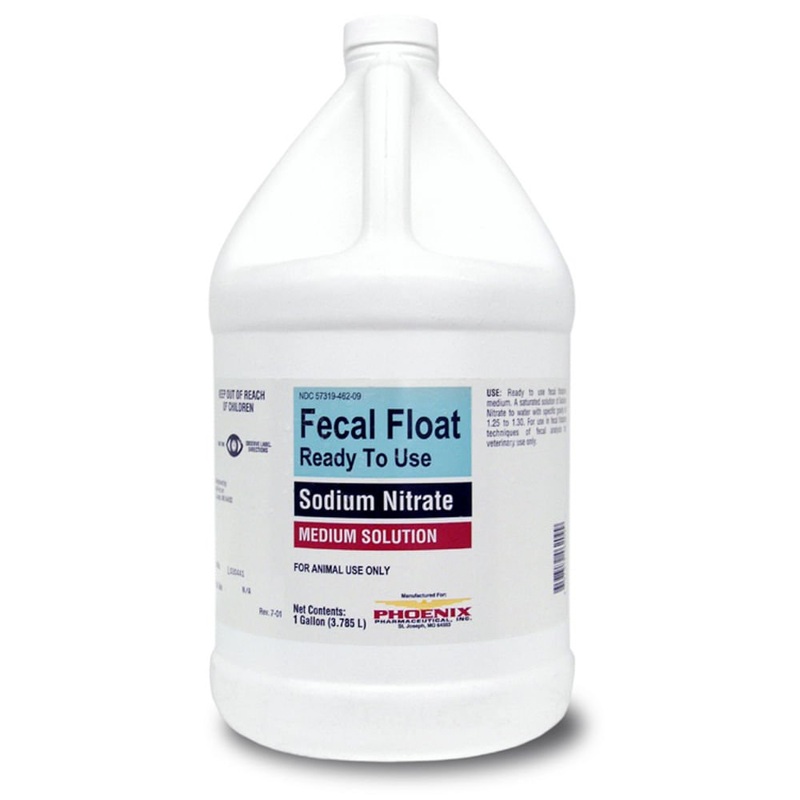 Phoenix Fecal Float, Ready To Use, Sodium Nitrate, 1 Gallon