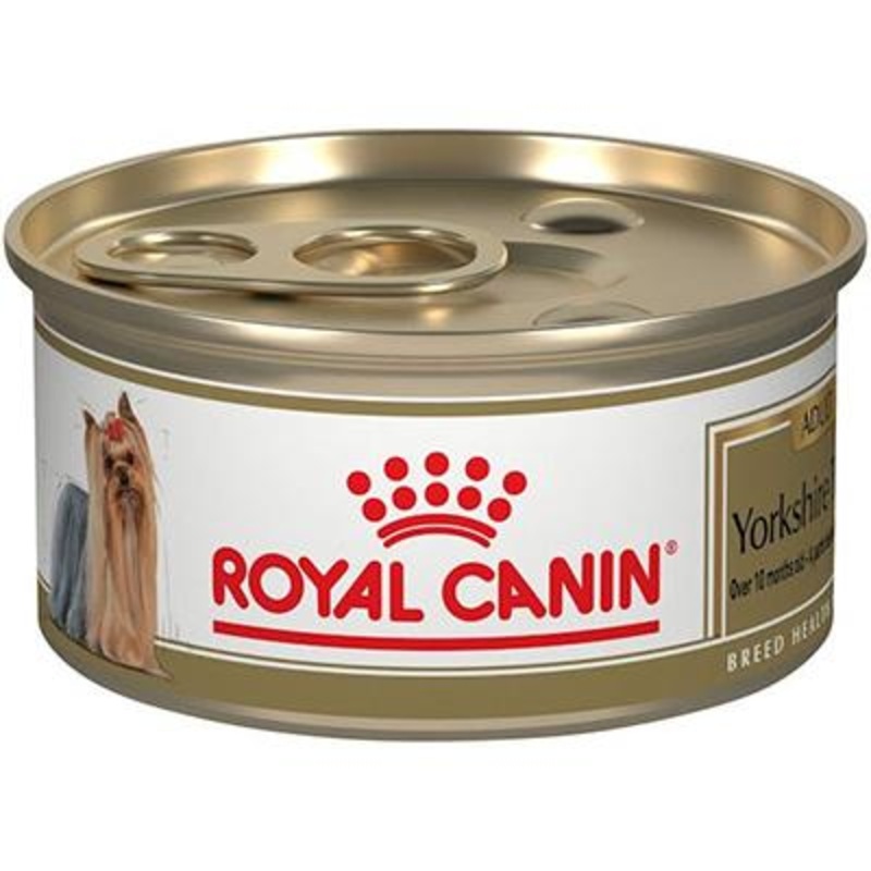 Royal Canin Veterinary Breed Health Nutrition Yorkshire Terrier Adult Loaf in Sauce Breed Specific dog food